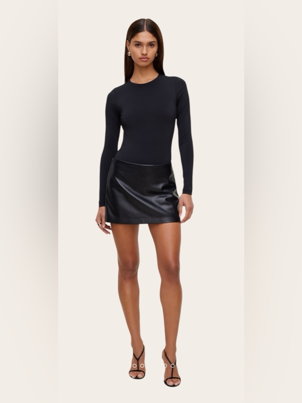 Dynamite Black Long Sleeve Bodysuit - Picture 2 of 11